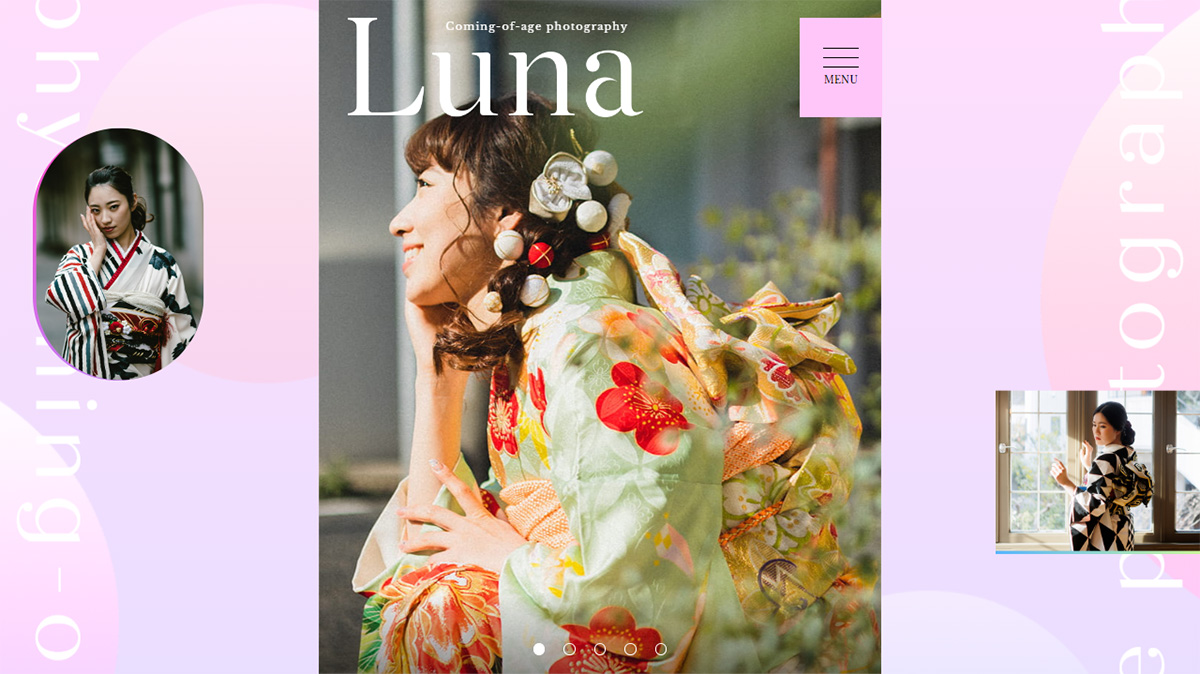 神戸 成人式前撮り・後撮り|Luna