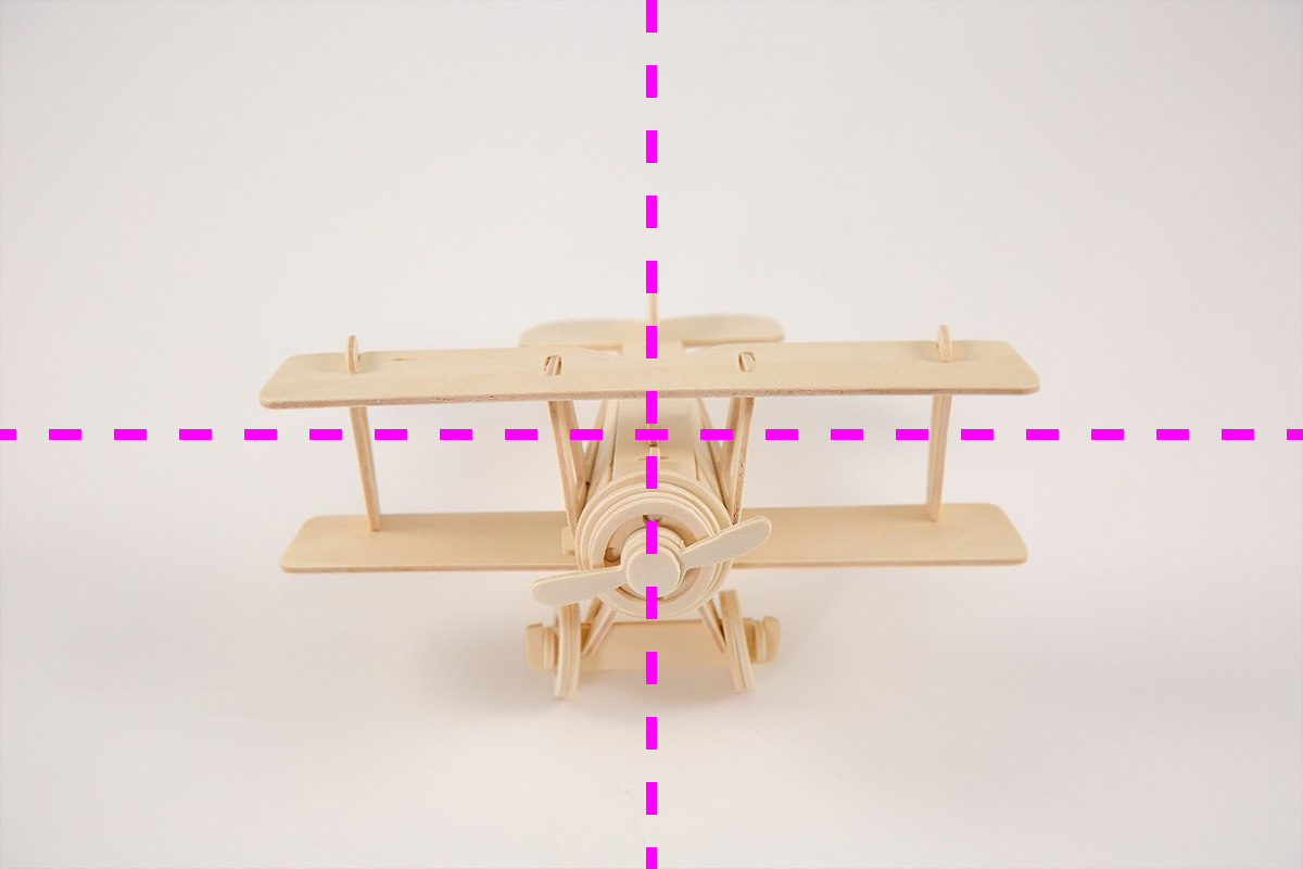 シンメトリー構図イメージ