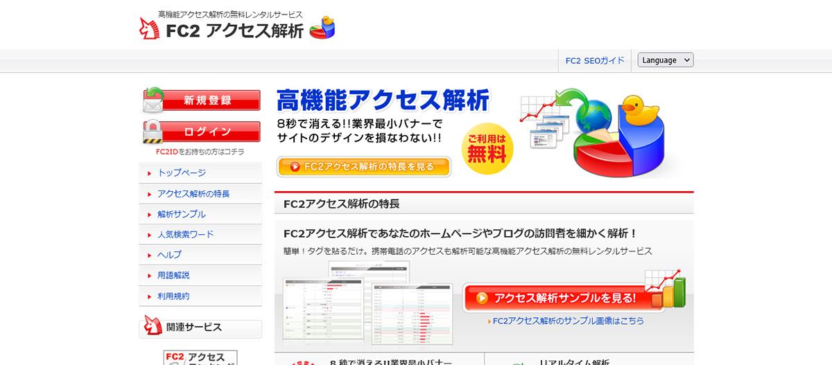 FC2アクセス解析