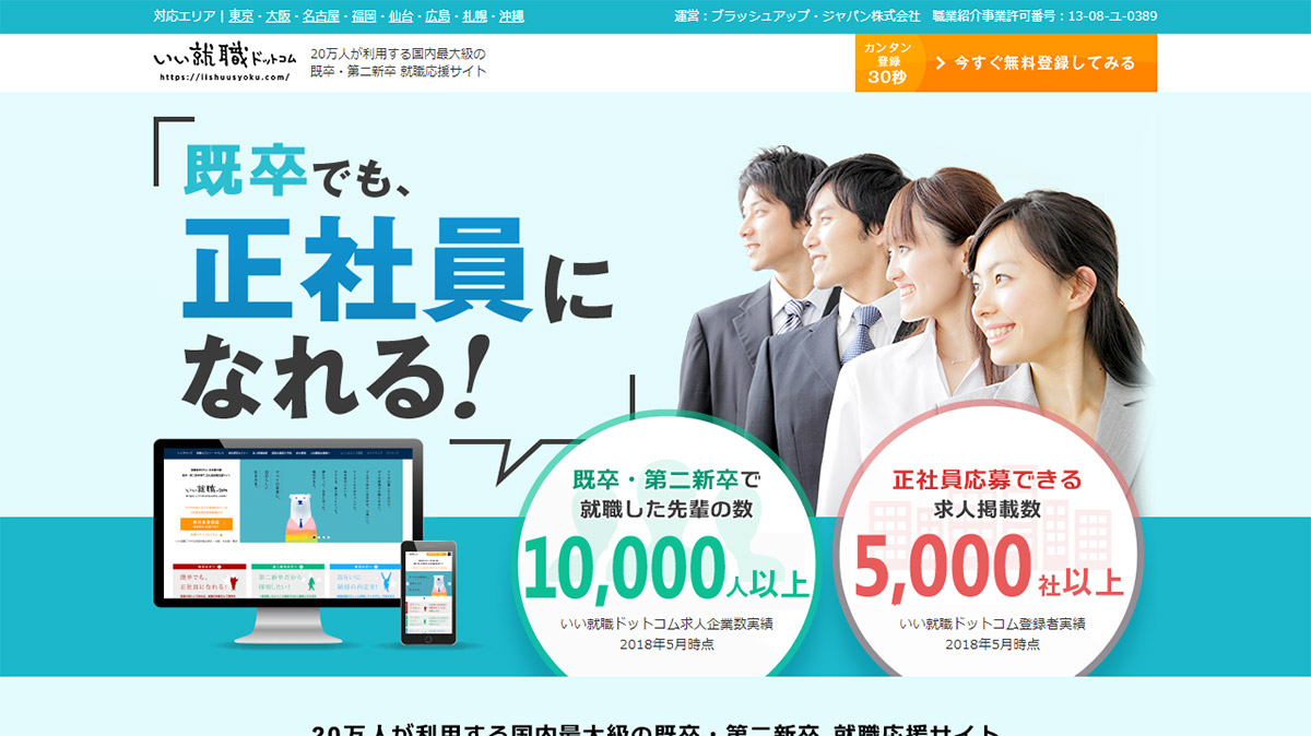 既卒でも、正社員になれる!